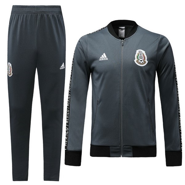 Chandal Del México 2018 Gris Negro